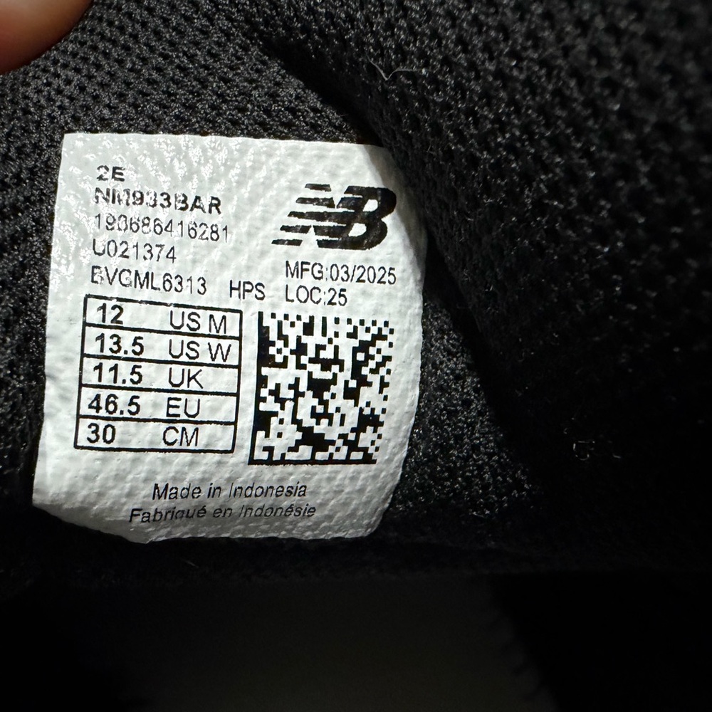 New Balance Black brown Andrew Reynolds’s 933 - Picture 5 of 5